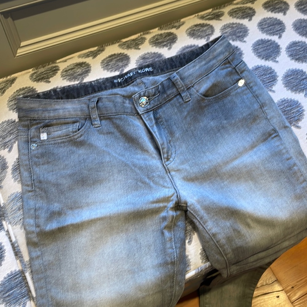Michael Kors skinny gray jeans size 4